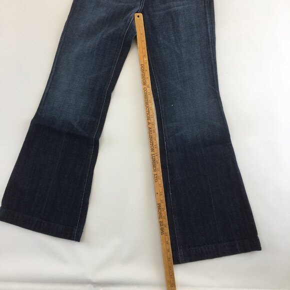 7 For All Mankind Dojo X Pocket Crystals Flare Jeans 29 - Picture 11 of 11